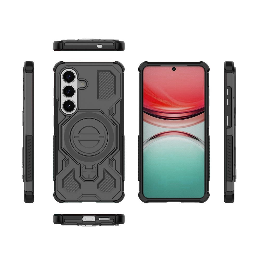 Samsung Galaxy S26 EIDERWOOD Håndværker Cover m. Roterende Kickstand - Sort