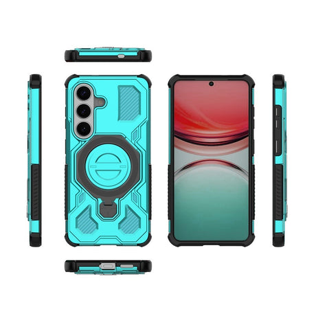 Samsung Galaxy S26 EIDERWOOD Håndværker Cover m. Roterende Kickstand - Turkis