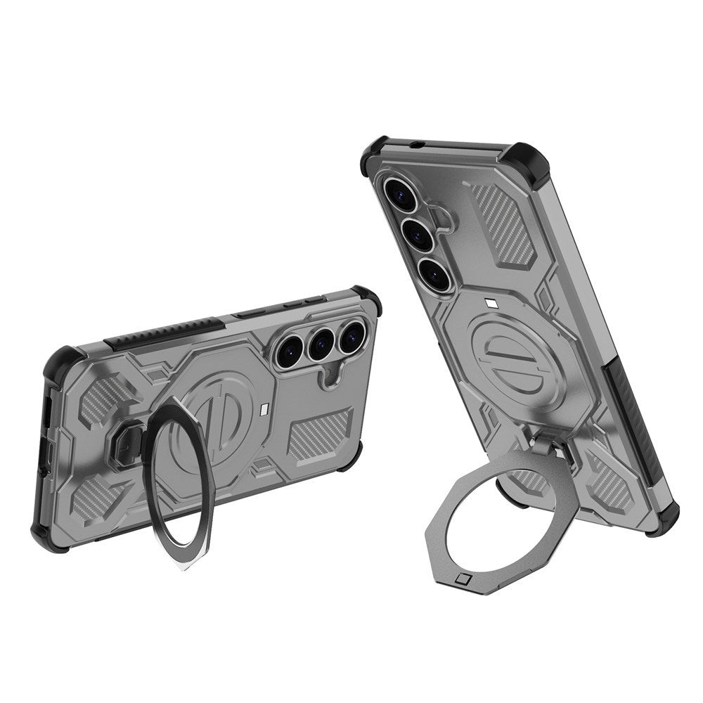Samsung Galaxy S26 EIDERWOOD Håndværker Cover m. Roterende Kickstand - Grå