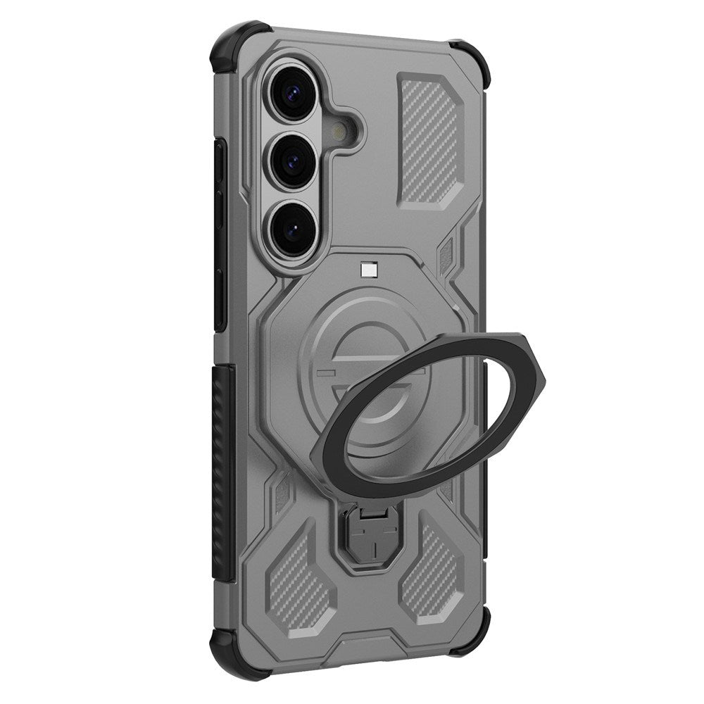 Samsung Galaxy S26 EIDERWOOD Håndværker Cover m. Roterende Kickstand - Grå