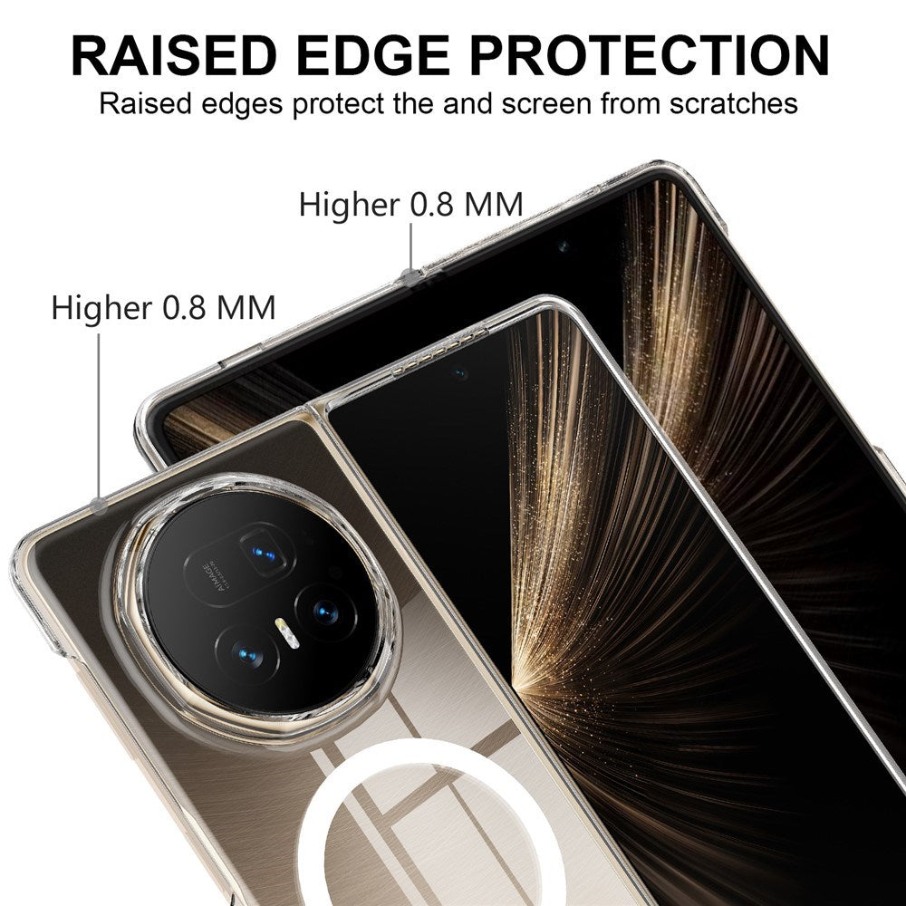 Honor Magic V5 EIDERWOOD Hybrid Plast Cover - MagSafe Kompatibel - Gennemsigtig