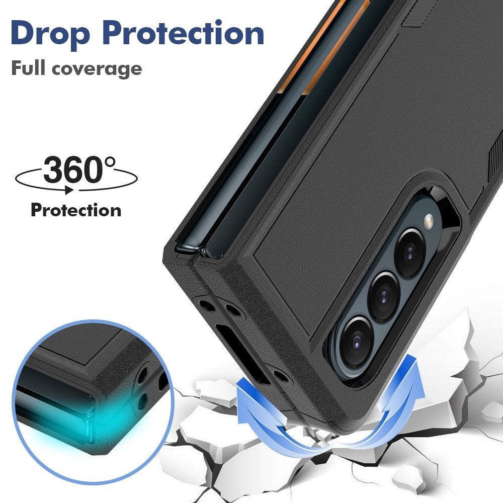 EIDERWOOD Samsung Galaxy Z Fold4 (5G) Hybrid Håndværker Cover - Sort