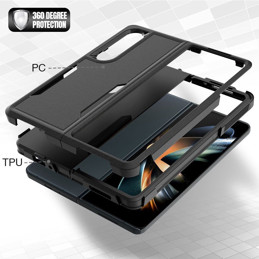 EIDERWOOD Samsung Galaxy Z Fold4 (5G) Hybrid Håndværker Cover - Sort