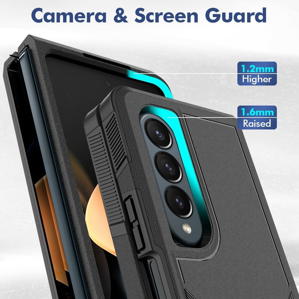 EIDERWOOD Samsung Galaxy Z Fold4 (5G) Hybrid Håndværker Cover - Sort