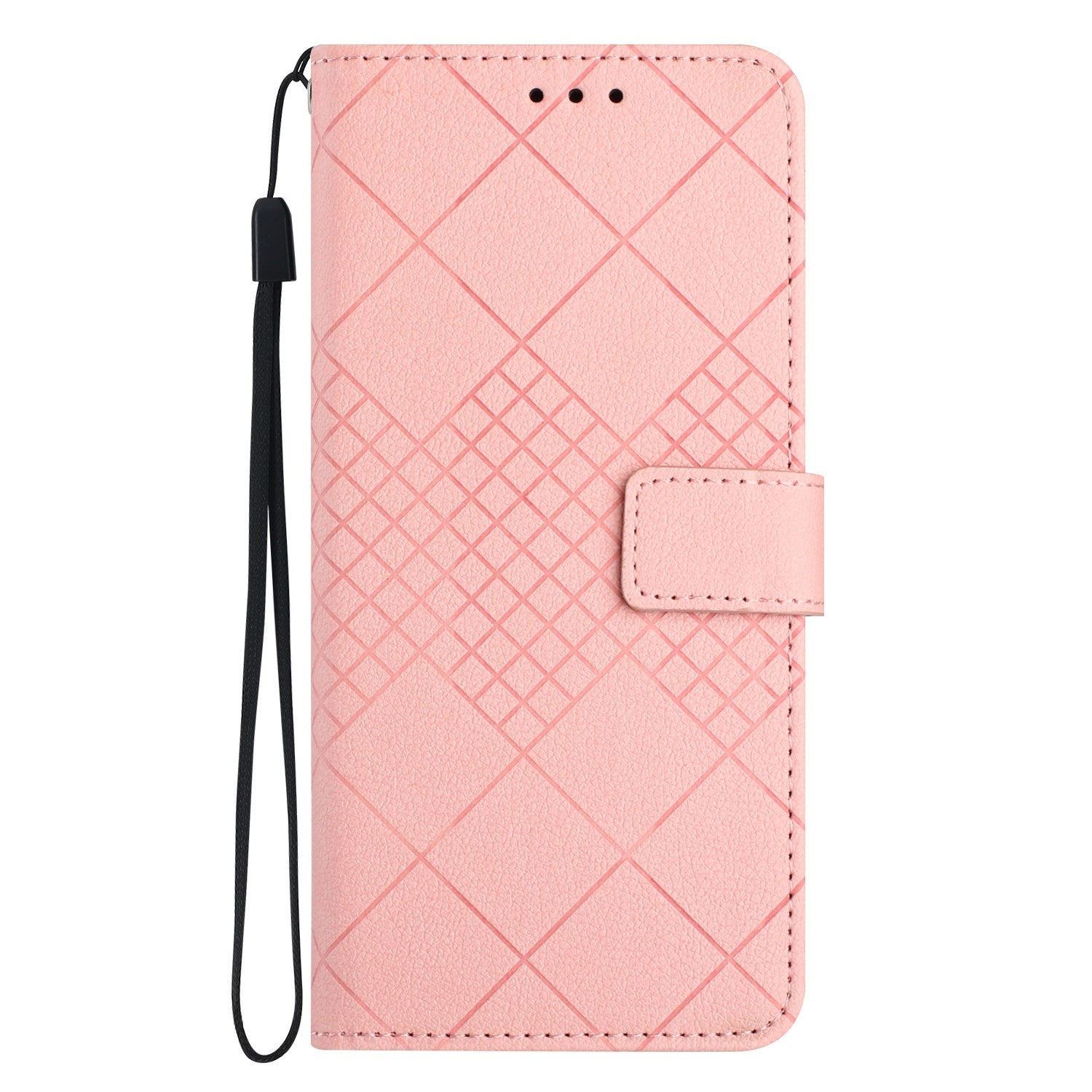 Honor Magic8 Lite EIDERWOOD Kunstlæder Flip Cover m. Strop - Lyserød