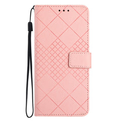 Honor Magic8 Lite EIDERWOOD Kunstlæder Flip Cover m. Strop - Lyserød