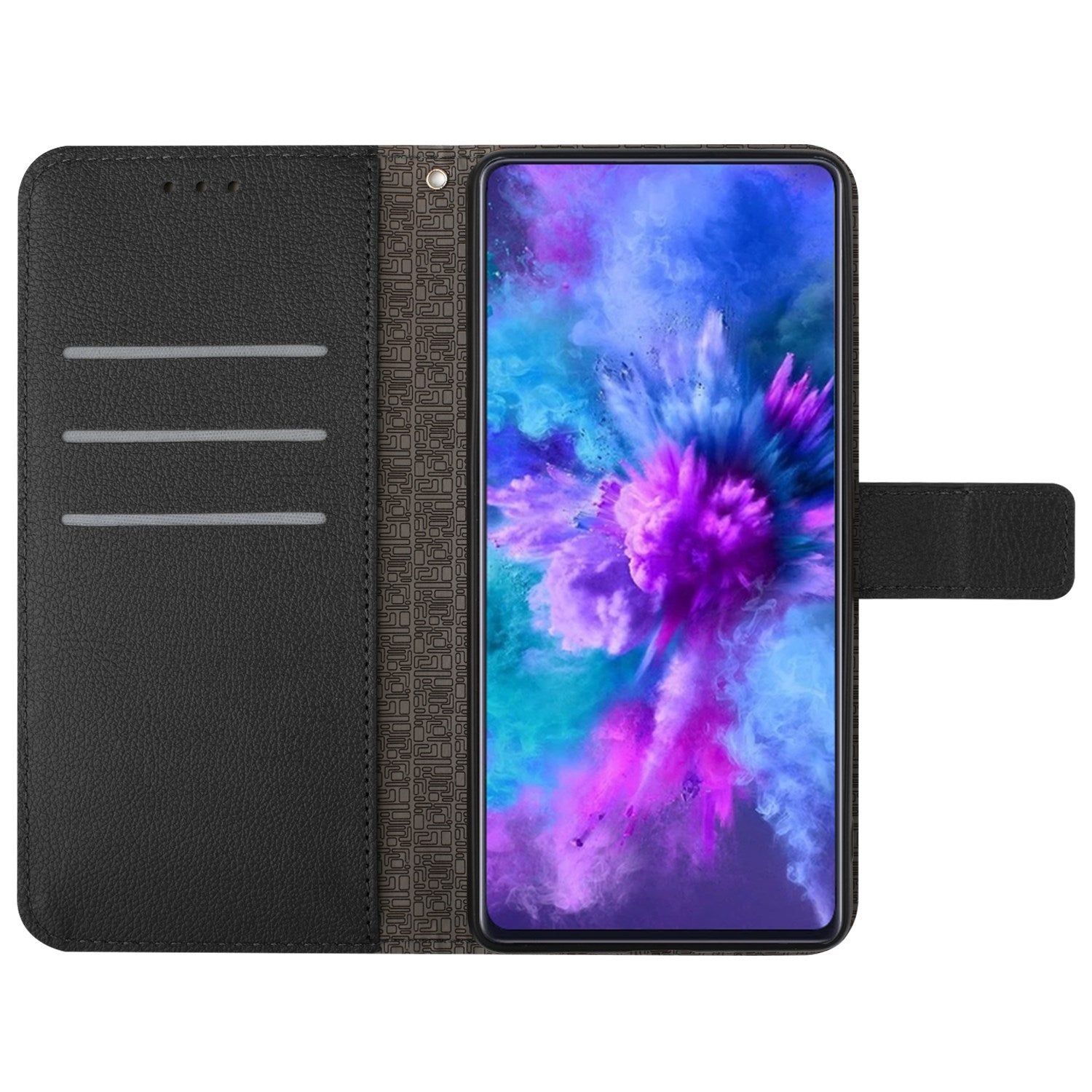 EIDERWOOD OnePlus 15 Kunstlæder Flip Cover m. Aftryk - Sort