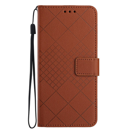 EIDERWOOD OnePlus 15 Kunstlæder Flip Cover m. Aftryk - Brun