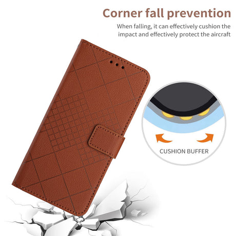EIDERWOOD OnePlus 15 Kunstlæder Flip Cover m. Aftryk - Brun
