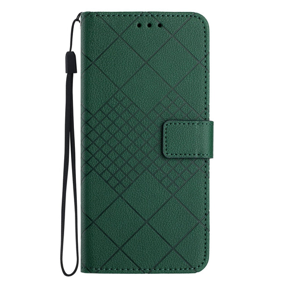 EIDERWOOD OnePlus 15 Kunstlæder Flip Cover m. Aftryk - Grøn