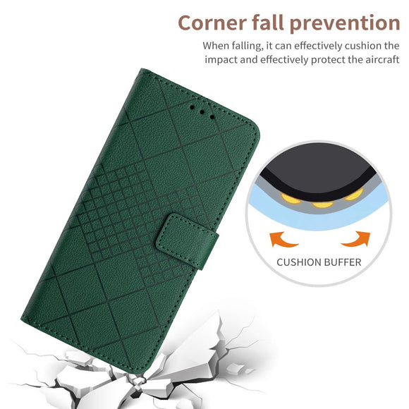 EIDERWOOD OnePlus 15 Kunstlæder Flip Cover m. Aftryk - Grøn