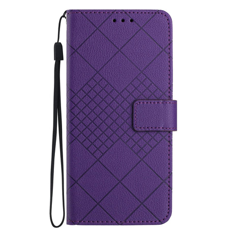 EIDERWOOD OnePlus 15 Kunstlæder Flip Cover m. Aftryk - Lilla