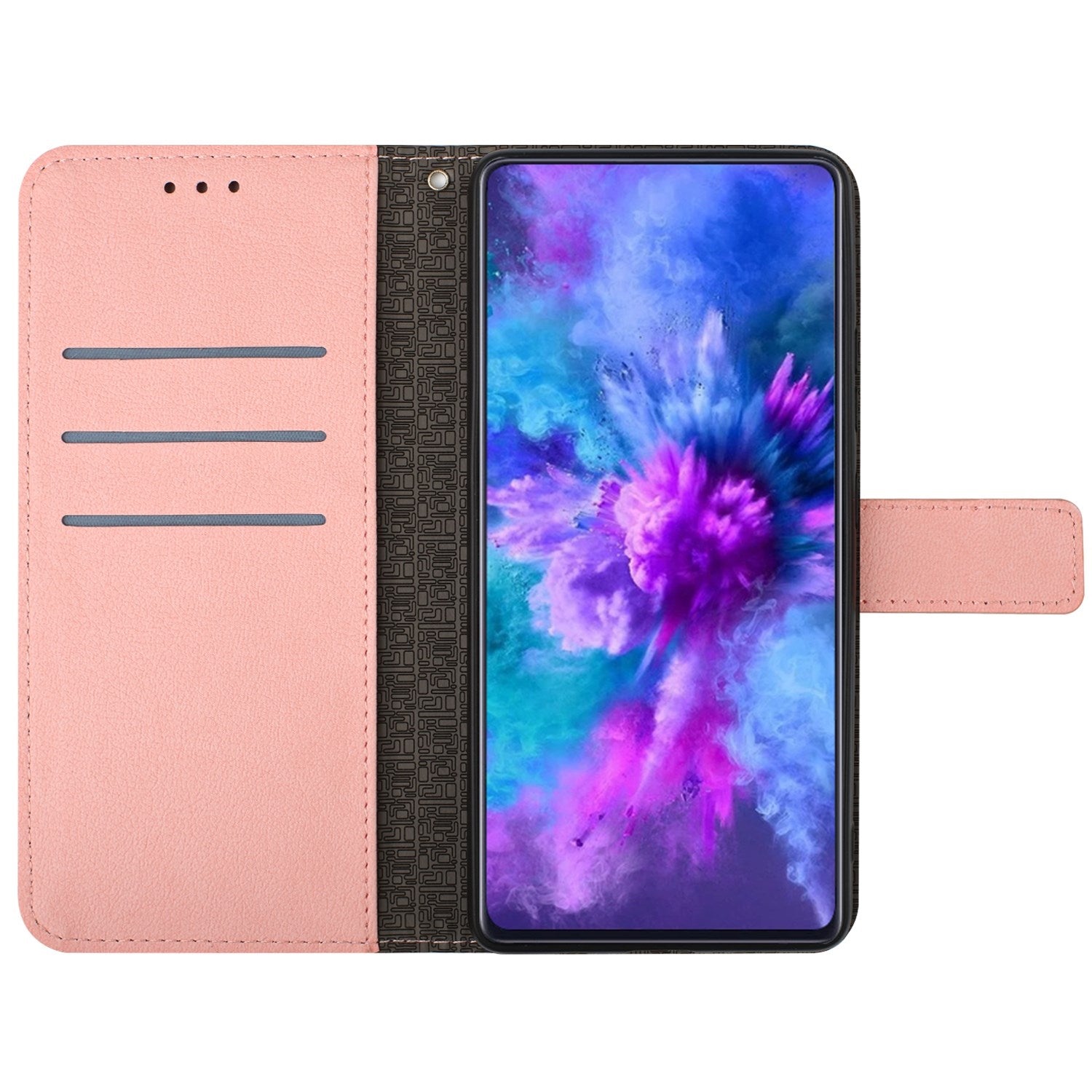 EIDERWOOD OnePlus 15 Kunstlæder Flip Cover m. Aftryk - Lyserød