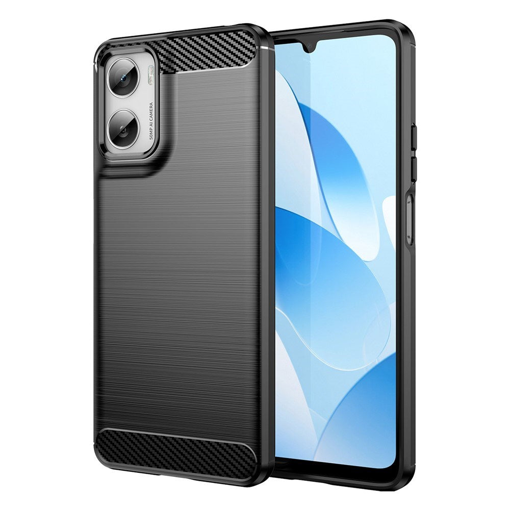 Motorola Moto G06 / G06 Power EIDERWOOD Carbon Fiber Cover - Sort