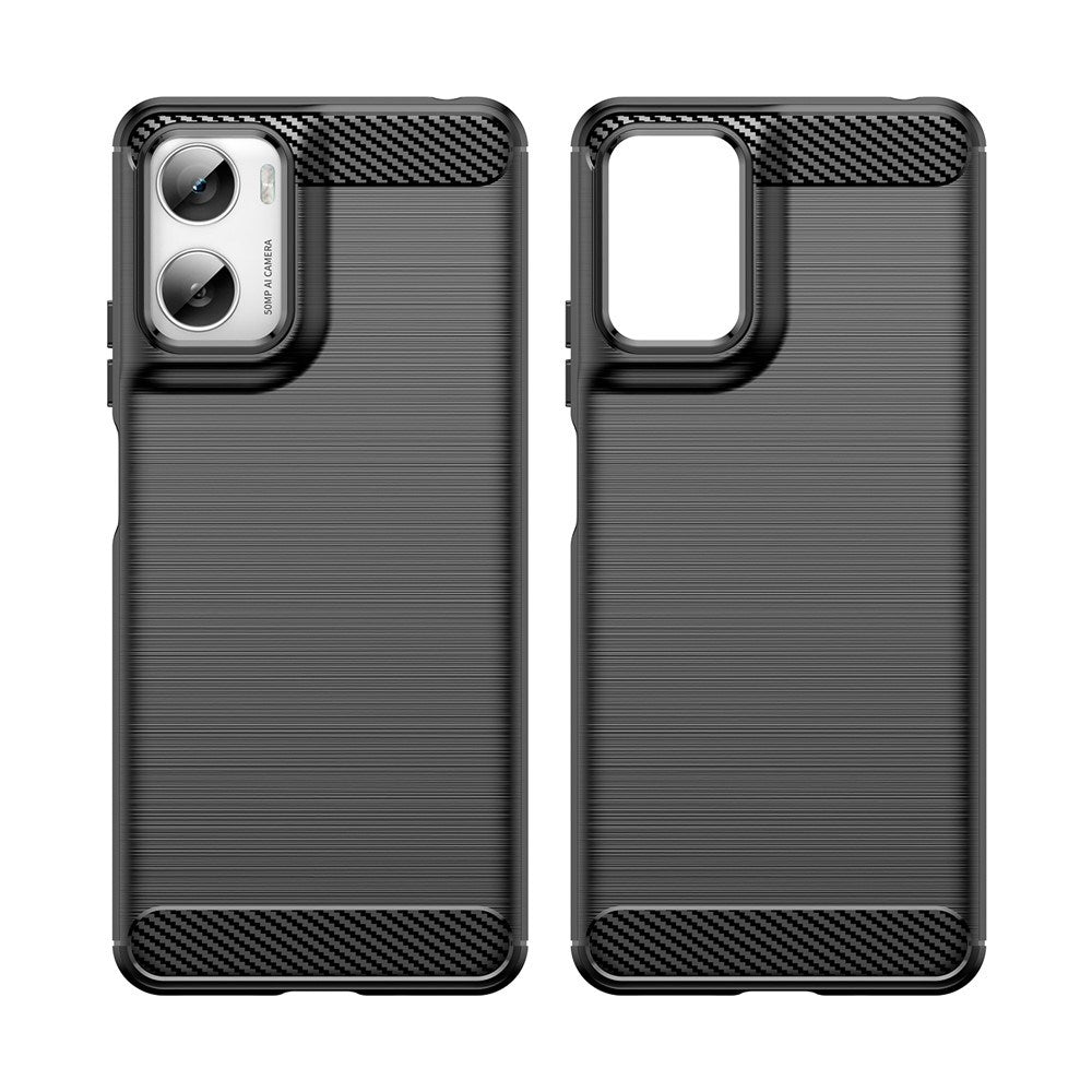 Motorola Moto G06 / G06 Power EIDERWOOD Carbon Fiber Cover - Sort