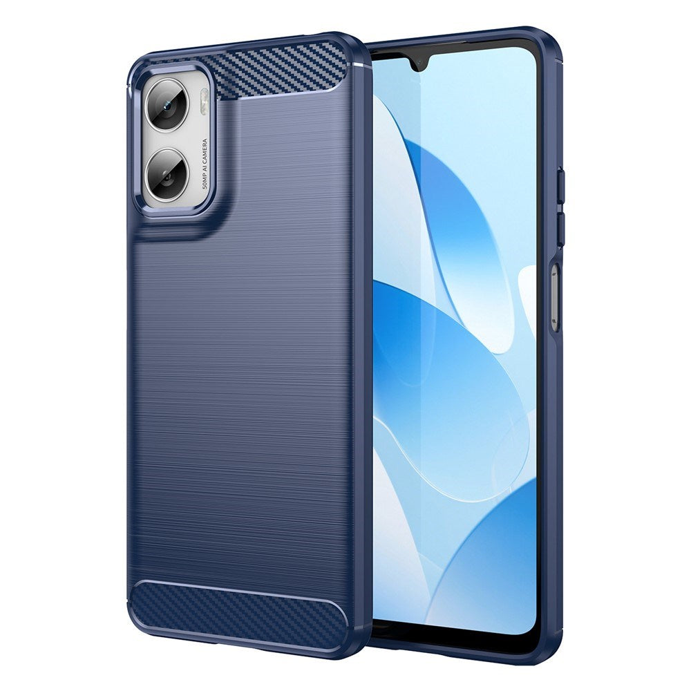 Motorola Moto G06 / G06 Power EIDERWOOD Carbon Fiber Cover - Blå