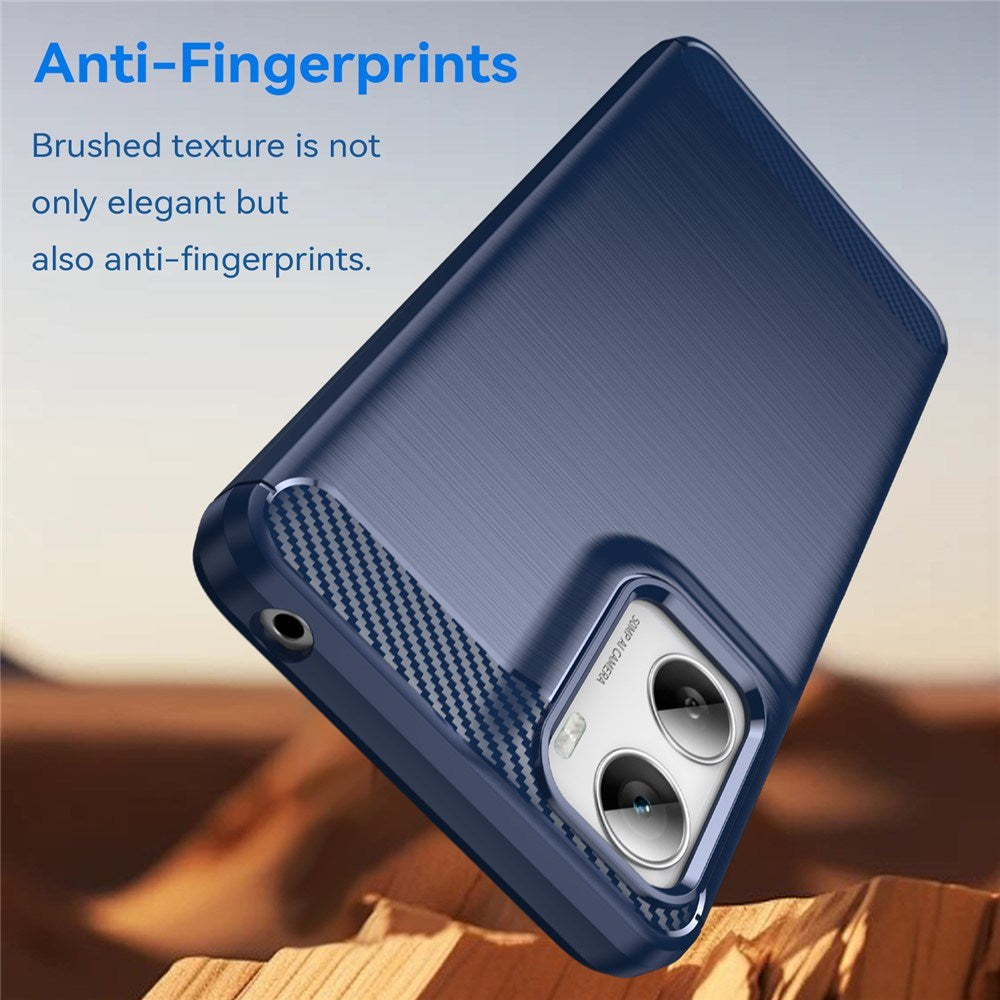 Motorola Moto G06 / G06 Power EIDERWOOD Carbon Fiber Cover - Blå