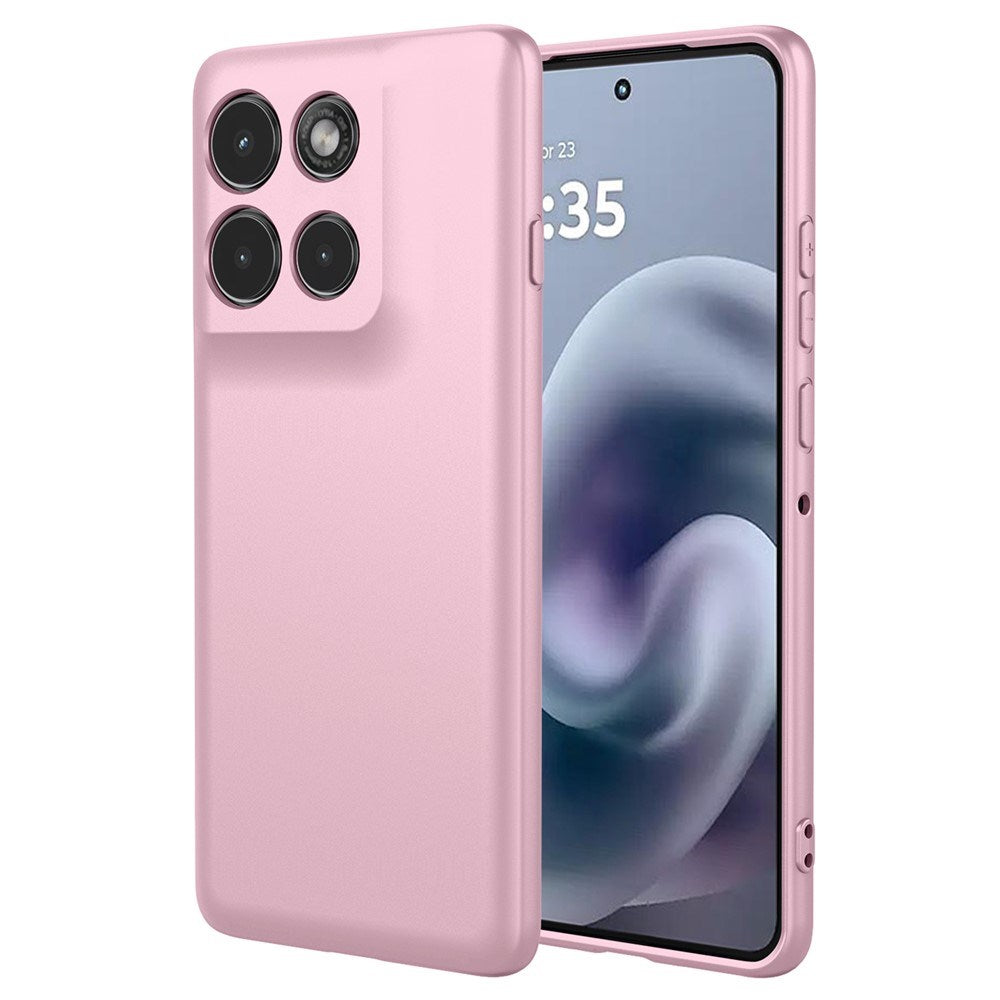 Motorola Moto G86 Power EIDERWOOD Fleksibelt Plastik Mobil Cover - Lyserød
