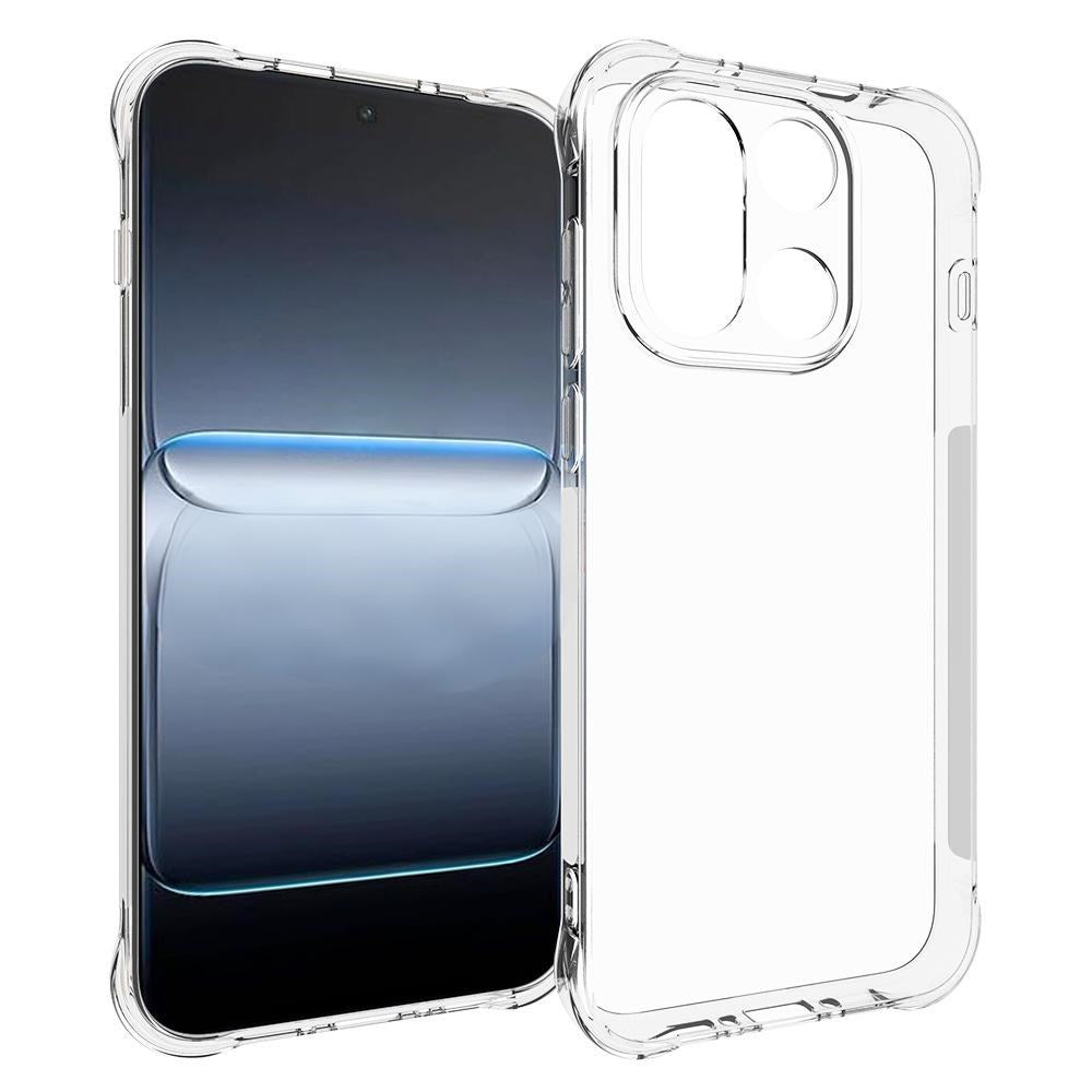 OnePlus 15 Plastik Cover m. Stødabsorberende Hjørner & Side Grip - Gennemsigtig