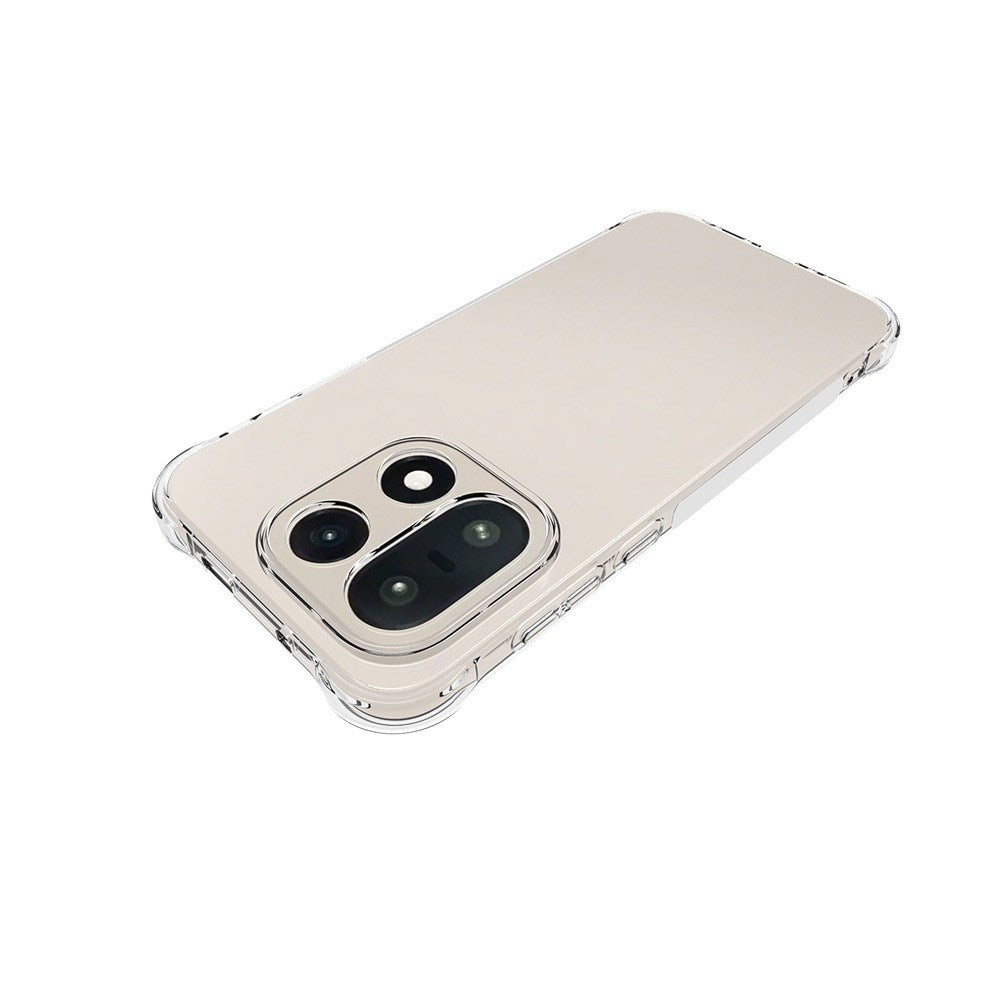 OnePlus 15 Plastik Cover m. Stødabsorberende Hjørner & Side Grip - Gennemsigtig