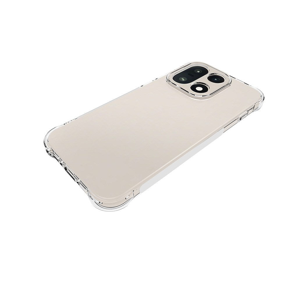 OnePlus 15 Plastik Cover m. Stødabsorberende Hjørner & Side Grip - Gennemsigtig