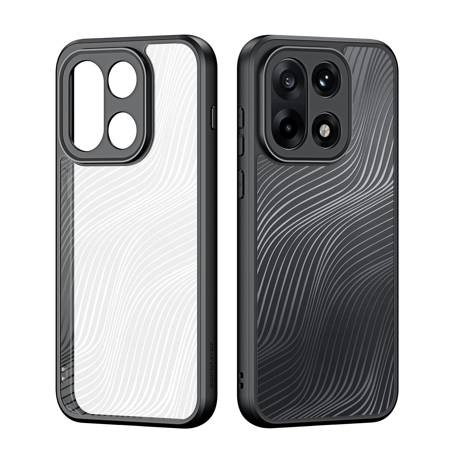 OnePlus 15 DUX DUCIS Aimo Series Plastik Cover - Gennemsigtig / Sort