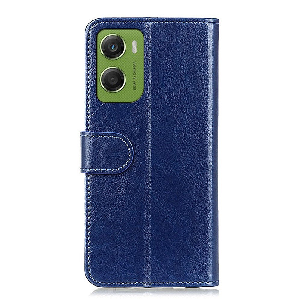 Motorola Moto G06 EIDERWOOD Kunstlæder Flipcover m. Kortholder - Blå