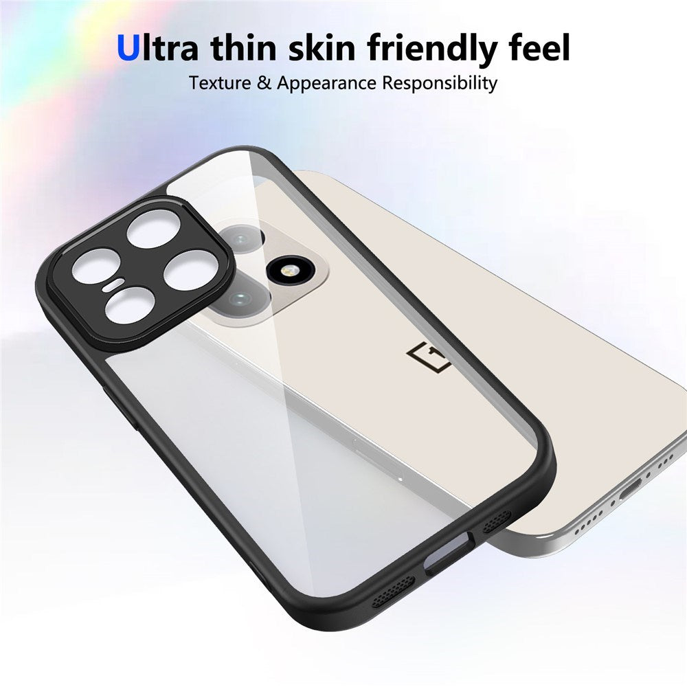 EIDERWOOD OnePlus 15 Fleksibelt Plast Cover - Gennemsigtig/Sort