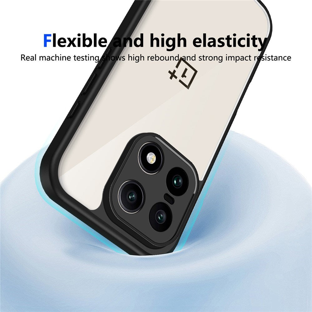 EIDERWOOD OnePlus 15 Fleksibelt Plast Cover - Gennemsigtig/Sort