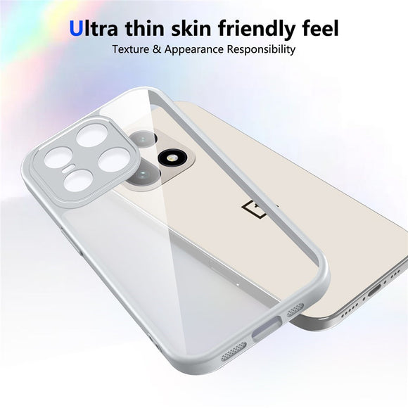 EIDERWOOD OnePlus 15 Fleksibelt Plast Cover - Gennemsigtig/Grå