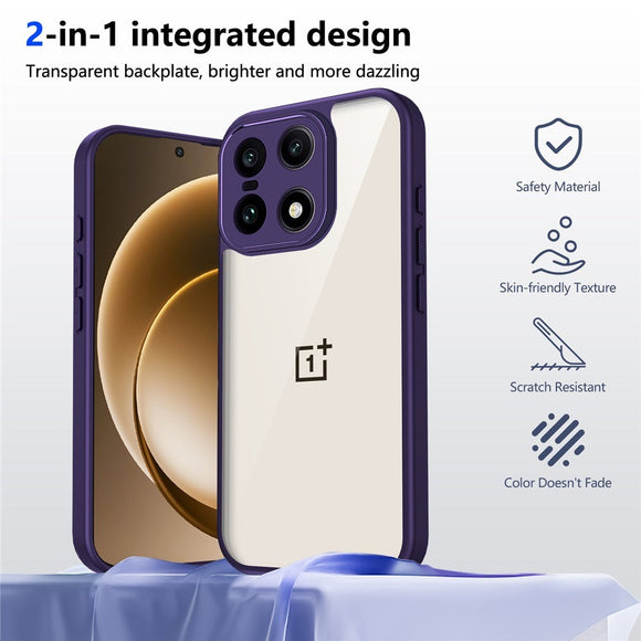 EIDERWOOD OnePlus 15 Fleksibelt Plast Cover - Gennemsigtig/Lilla