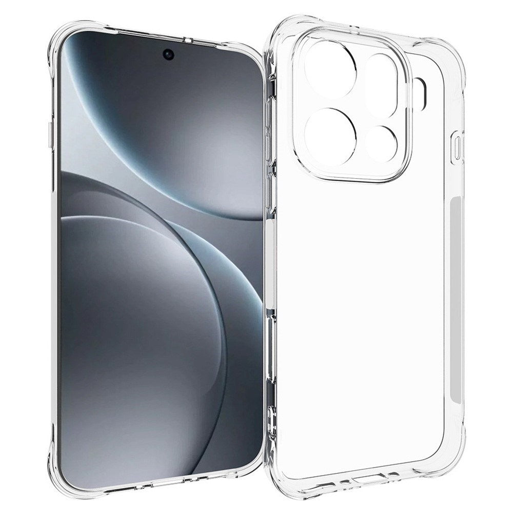 EIDERWOOD OPPO Find X9 Pro Fleksibelt Plast Cover m. Stødabsorberende Hjørner - Gennemsigtig