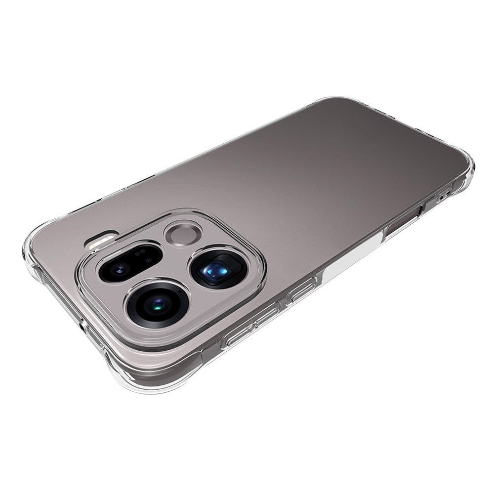 EIDERWOOD OPPO Find X9 Pro Fleksibelt Plast Cover m. Stødabsorberende Hjørner - Gennemsigtig