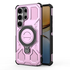 Samsung Galaxy S26 Ultra Håndværkercover m. Kickstand - inkl. 2 x Skærmbeskyttelse - Lyserød