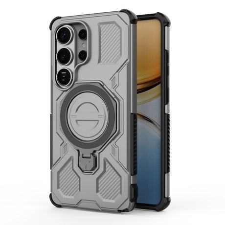 Samsung Galaxy S26 Ultra Håndværkercover m. Kickstand - inkl. 2 x Skærmbeskyttelse - Grå