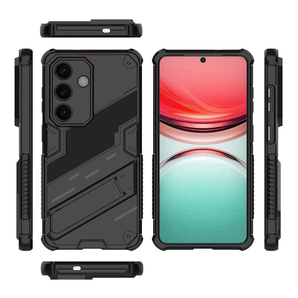 Samsung Galaxy S26 EIDERWOOD Hybrid Håndværker Cover m. Kickstand - Sort