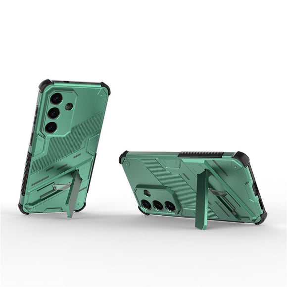 Samsung Galaxy S26 EIDERWOOD Hybrid Håndværker Cover m. Kickstand - Grøn
