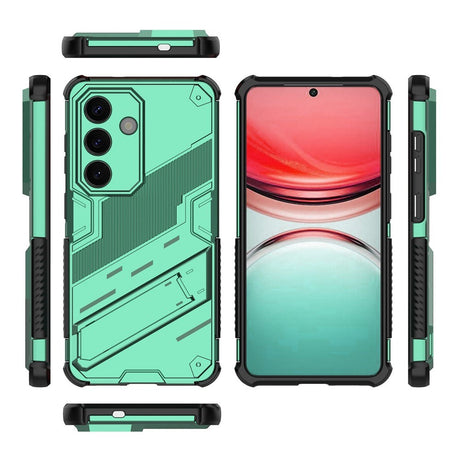 Samsung Galaxy S26 EIDERWOOD Hybrid Håndværker Cover m. Kickstand - Grøn
