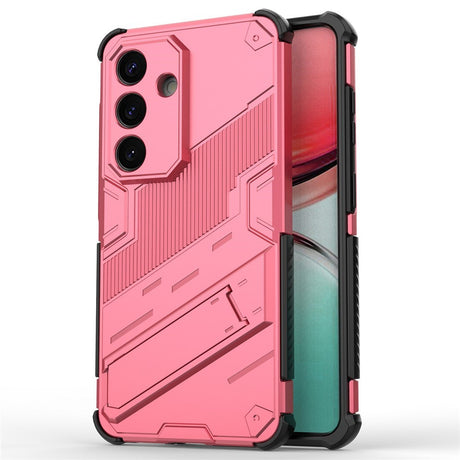 Samsung Galaxy S26 EIDERWOOD Hybrid Håndværker Cover m. Kickstand - Lyserød