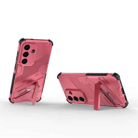 Samsung Galaxy S26 EIDERWOOD Hybrid Håndværker Cover m. Kickstand - Lyserød