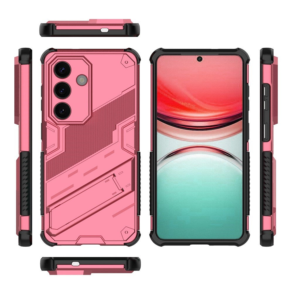 Samsung Galaxy S26 EIDERWOOD Hybrid Håndværker Cover m. Kickstand - Lyserød