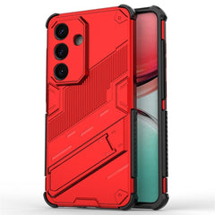 Samsung Galaxy S26 / S26 Pro EIDERWOOD Hybrid Håndværker Cover m. Kickstand - Rød