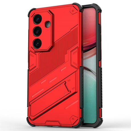 Samsung Galaxy S26 EIDERWOOD Hybrid Håndværker Cover m. Kickstand - Rød