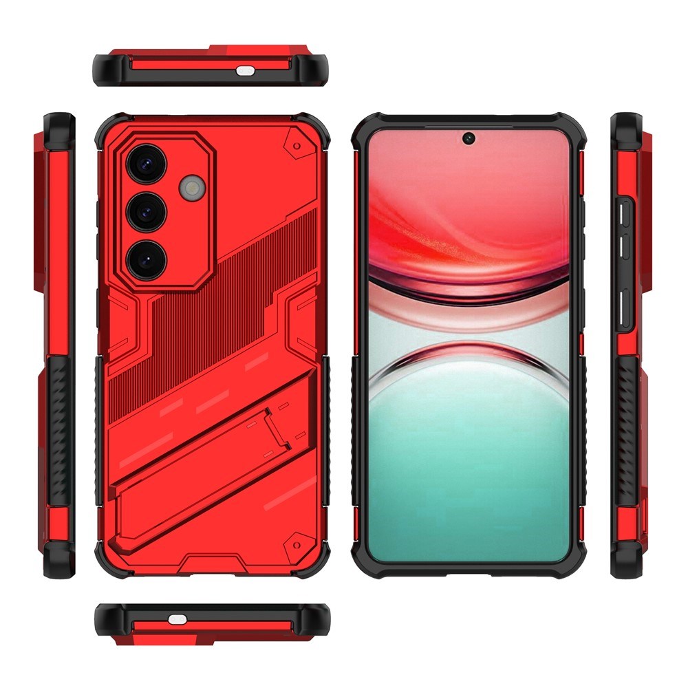 Samsung Galaxy S26 EIDERWOOD Hybrid Håndværker Cover m. Kickstand - Rød