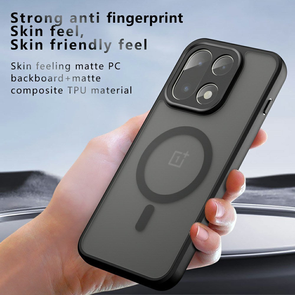 EIDERWOOD OnePlus 15 Mat Magsafe Cover - Transparent/Sort