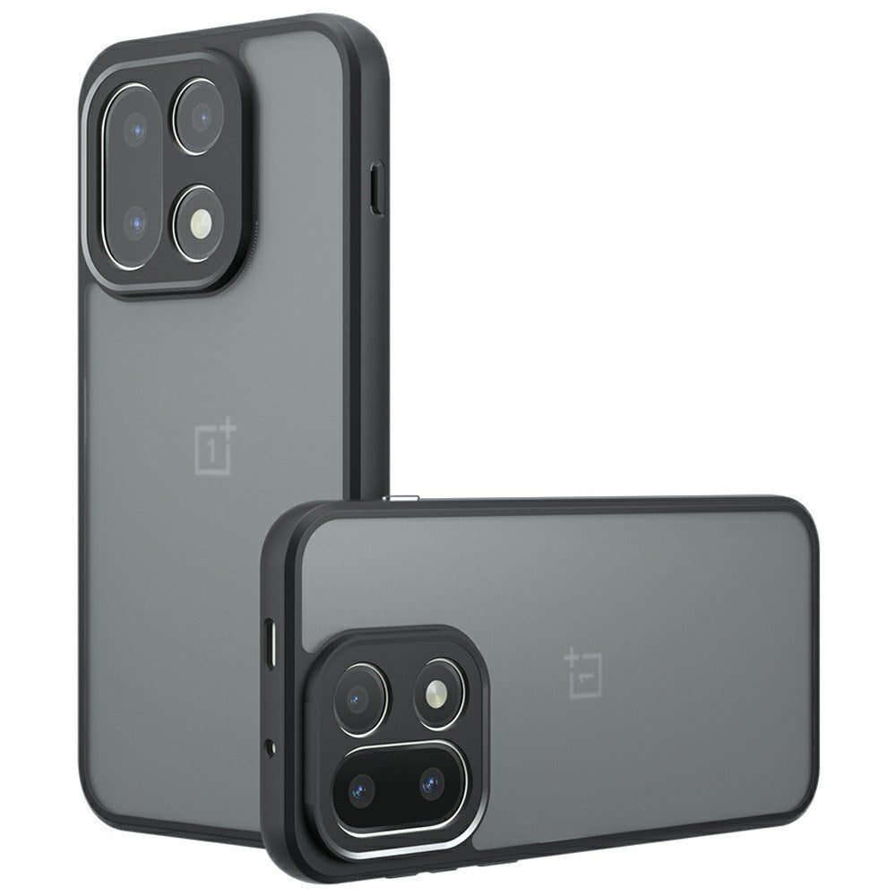 EIDERWOOD OnePlus 15 Fleksibelt Plast Cover - Gennemsigtig/Sort