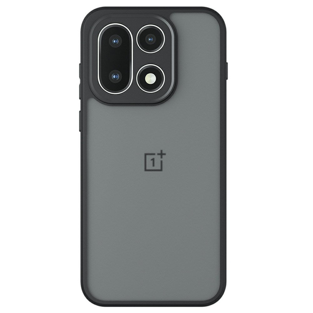 EIDERWOOD OnePlus 15 Fleksibelt Plast Cover - Gennemsigtig/Sort