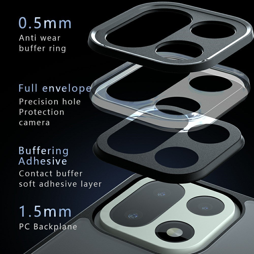 EIDERWOOD OnePlus 15 Fleksibelt Plast Cover - Gennemsigtig/Sort