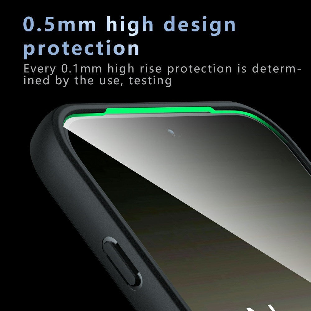 EIDERWOOD OnePlus 15 Fleksibelt Plast Cover - Gennemsigtig/Sort