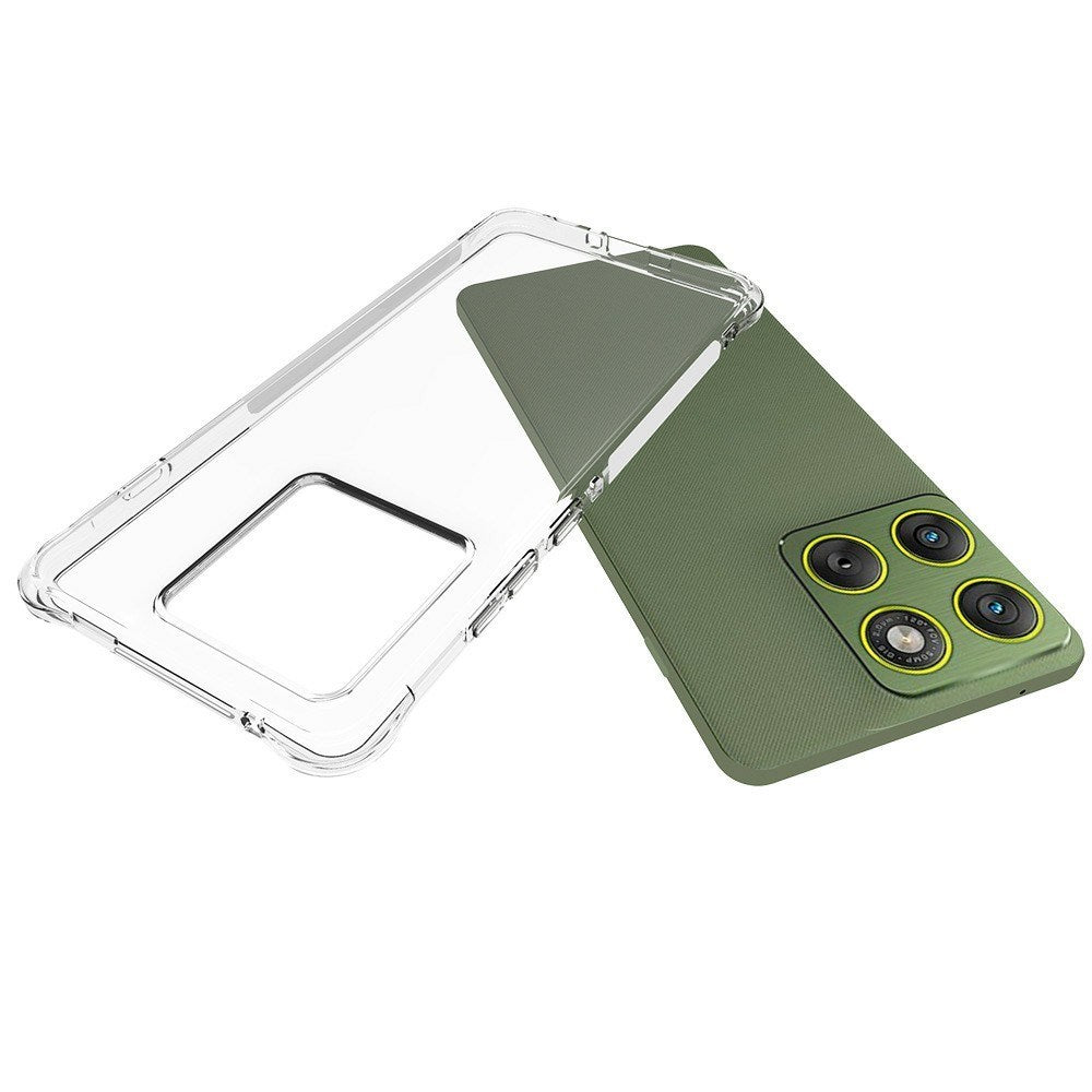 Motorola Edge 70 EIDERWOOD Plastik Cover m. Stødabsorberende Hjørner - Gennemsigtig